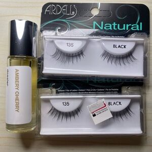 Ardell Black Natural Lashes with dossier‎ Amber Cherry fragrance